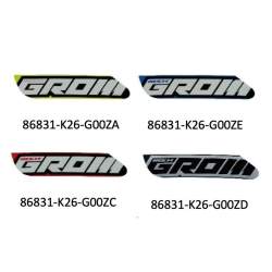 เครื่องหมายติดฝาครอบด้านขวา B